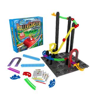 ThinkFun Roller Coaster Challenge STEM Toy and Building Game for Boys and Girls Age 6 and Up – TOTY Game of th