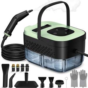 Steam Cleaner, Portable Steamer for Cleaning with 16pcs Accessories, 6-Level Adjustable and 15s Heat-Up, Handh