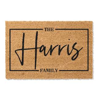 Personalized Door Mat, Custom Door Mat with Family Name I 9 Designs - 3 Sizes I Personalized Doormat for Home 