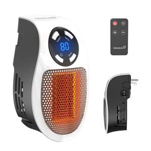 450W Wall Outlet Space Plug In Heater For Small Space as Seen on TV | Low Wattage | LED Display | Remote Contr