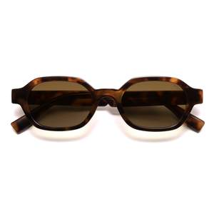SOJOS Retro Polarized Hexagonal Rectangle Sunglasses Women Men SJ2389,Small | PC Frames and Temples.Soft and W