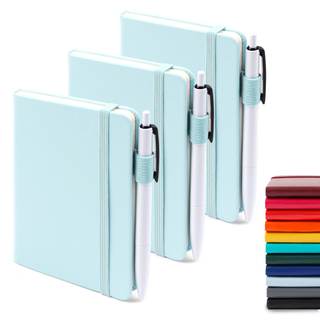 feela 3 Pack Pocket Small Notebook Journals, Mini Cute Memo Notepad Hardcover College Ruled Lined Journals wit