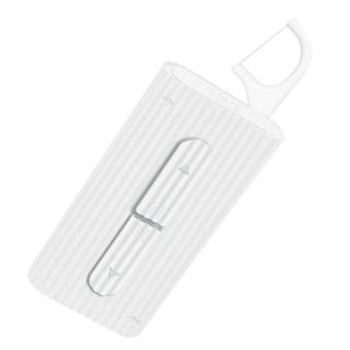 White Dental Floss Portable Case Dispenser Automatic 10 Picks Adult Flosses | Best Tool for Cleaning Teeth Ora