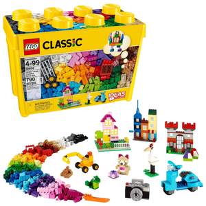 LEGO Classic Large Creative Brick Box 10698 Building Set, Toy Storage Solution for Home or Classrooms, Interac