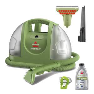 BISSELL Little Green Multi-Purpose Portable Carpet Cleaner, 1400B | Multi-surface upholstery cleaning; exclusi
