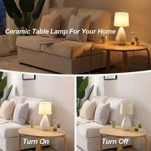 SOTTAE Modern Small Ceramic Table Lamp… — view 5