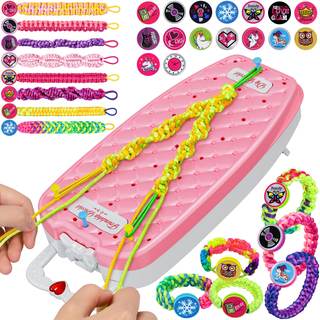 Friendship Bracelet Making Kit for Girls Ages 6-12, DIY Jewelry Craft Toy | Arts & Crafts Jewelry String Maker