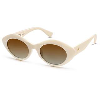 VANLINKER Polarized Retro Trendy Thick Oval Sunglasses for Women VL9825 | Big Round Vintage Shades for Everyda