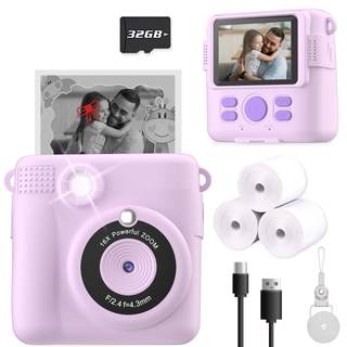 ESOXOFFORE Instant Print Camera for Kids, Christmas Birthday Gifts for Girls Boys Age 3-12,Kids Digital Camera