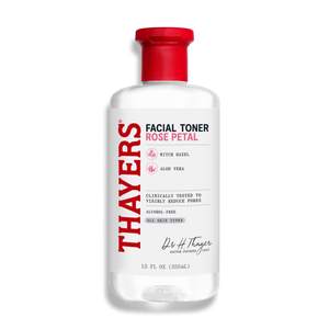 THAYERS Alcohol-Free Rose Petal Witch Hazel Facial Toner for Glowing Skin, Soothing, Hydrating, Refreshing Ton