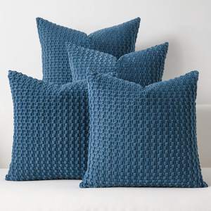 Kevin Textile Throw Pillow Covers Pack of 4 Spring Super Soft Boho Corduroy Decorative Pillow Covers Cases Sol