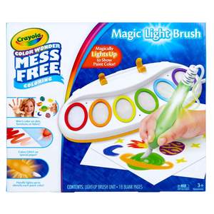 Crayola Color Wonder Magic Light Brush, Mess Free Painting for Kids, Age 3+ | Toddler Paint Set, Learning Art 