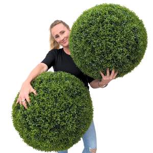 365 Curb Appeal 23" XL Topiary Balls (Better Than A Boxwood, 2 Topiary Balls (4 Halves)) Better Than a Boxwood