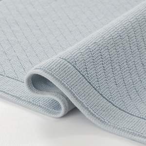 Arkwright 100% Cotton Bathroom Rug - High Absorbent Stylish Textured Woven Design Bath Mat, Slip Resistant Bac