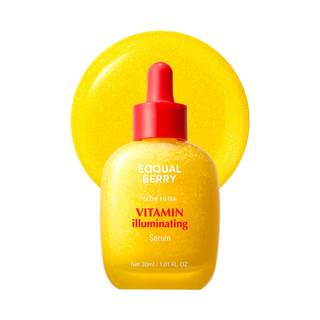 EQQUALBERRY Vitamin Illuminating Serum | Niacinamide 4% & TXA | Brightening Vitamin C Serum for Face Glow with