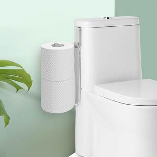 Conworld Toilet Paper Holder for 2 Roll Tissue, Over The Tank Toilet Paper Holder, Stainless Steel Rustproof T