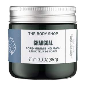 The Body Shop Charcoal Pore-Minimizing Mask | Clay-Based Exfoliating Face Mask | Absorbs Excess Oils & Draws O