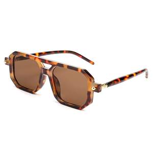 FEISEDY Vintage Square 70s Flat Aviator Sunglasses Women Men Classic Retro Stylish Frame UV400 Sunglasses B262