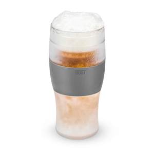 Host Freeze Beer Glasses, Frozen Beer Mugs, Freezable Pint Glass Set, Insulated Beer Glass to Keep Your Drinks