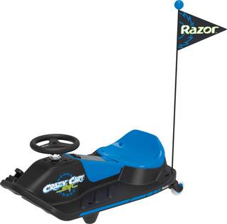 Razor Crazy Cart Shift Electric Go Kart for Kids Ages 6+ - 12V Drifting System, High/Low Speed Switch, Simplif