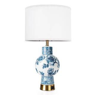 Vase-designed Table Lamp for Bedroom, Bedside Lamps for Nightstand, Minimalist Night Stand Light Lamp with Typ