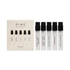 DIME Beauty Perfume Sampler Kit, Set of 5 Travel Size, 2 ml Each | Clean fragrance discovery set. 5 travel per