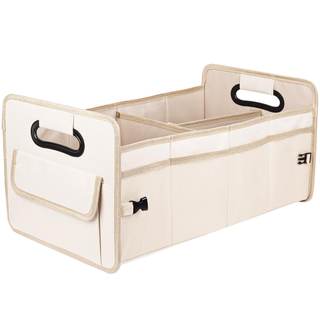 JiatuA Car Trunk Organizer, Car Organizers and Storage Collapsible Multi Compartment Container Box, Adjustable
