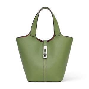 Tote Bag for Women Vegan Leather Bucket Purse for Women Top Handle Handbag Shoulder Bag with Detachable Small 