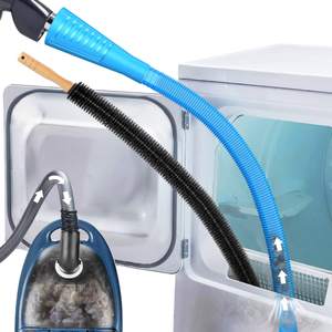Sealegend 2 Pieces Dryer Vent Cleaner Kit, Dryer Lint Vacuum Attachment with Dryer Lint Remover Brush for Powe