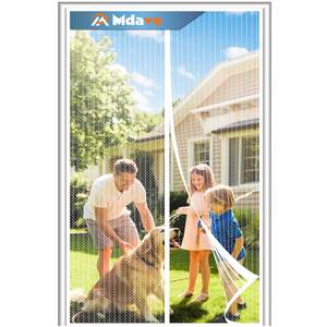 Magnetic Screen Door，Screen Door Mesh，Keep Bugs Out, Heavy-Duty Mesh Curtain,Pet and Kid Friendly, Works with 