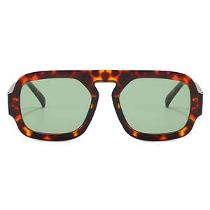 ADE WU Trendy Square Sunglasses for Women Men,Vintage Square Aviator Sunglasses Fashion 70s Inspired Stylish F