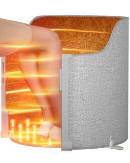 Under Desk Heater, Electric Foot Warmer for Office & Home, Quiet Portable Feet Warmer with Heated Floor Mat, F