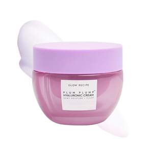 Glow Recipe Plum Plump Hyaluronic Acid Face Cream Moisturizer, Travel Size, Korean Moisturizer for Dry Skin, P