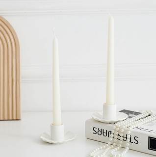 Ceramic Taper Candle Holders,Vintage Candlestick Holder Centerpieces for Home Wedding Decoration, Housewarming