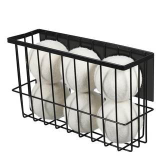 Picowe Large Dryer Ball Organizer Magnetic Storage Bin, Magnetic Basket Dryer Ball Holder for Laundry Room Org