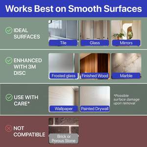 HOME SO Suction Cup Hooks for Shower &… — view 4