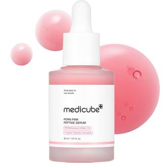 medicube PDRN Pink Peptide Serum with Salmon DNA | Pink Glow Serum with Peptides & Niacinamide for Hydration &
