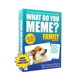 WHAT DO YOU MEME? Family Edition by Relatable - Nappa Award 2025 Winner, Family Games for Kids and Adults 8+,