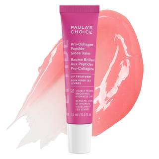 Paula's Choice Pro-Collagen Peptide Gloss Lip Balm, Hydrates & Smooths Lips, Sheer & Glossy Finish for Fuller