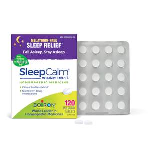 Boiron SleepCalm Tablets Sleep Aid for Deep, Relaxing, Restful Nighttime Sleep - Melatonin-Free and Non Habit-