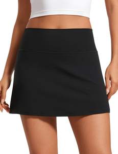 CRZ YOGA Butterluxe High Waisted Tennis Skirts | Built-in Shorts with Pockets, Extremely Soft, Casual, A Line,