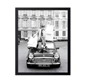 Poster Master Fashion Poster - Shopping in Paris Print - Fashion Photography Art - Glam Gift for Her, Women, F