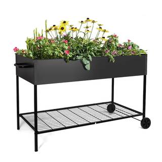 MIXC 50 * 26 * 31 Large Metal Raised Garden Beds with Legs, Elevated Planter Boxes Outdoor Raised for Gardenin