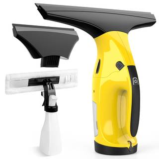 Rechargeable Window Vac, Electric Window Vacuum Squeegee, with 11 in. and 6.7 in. Squeegee Blades, Cordless Wi