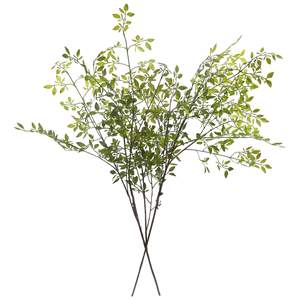 Melorca&Guilla Artificial Plants,2PCS 43.3" Green Nandina Faux Branches for Vase,Artificial Plants for Shop Ga