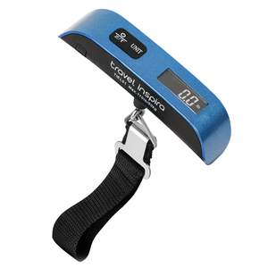 travel inspira Luggage Scale, Portable Digital Hanging Baggage Scale for Travel, Suitcase Weight Scale with Ru