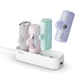 iWALK Charger Station for Portable Charger 4500mAh, 4800mAh, 5000mAh Power Bank for iPhone Charging Station Mu