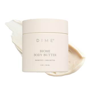 DIME Beauty Biome Body Butter - Probiotic Body Cream, 5 oz | Shea Butter, Squalane & Lactococcus Ferment for d