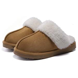 Litfun Fuzzy Memory Foam Slippers for Women Indoor Outdoor House Shoes | Fluffy Plush Lining, Non-slip Hard So