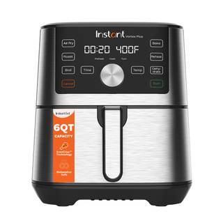 Instant Pot 6QT VORTEX Plus Air Fryer, 6-in-1, Air Fry, Broil, Dehydrate, Crisp, Roast, Reheat, Bake, Dishwash